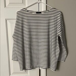 J.Crew Women’s Boatneck Striped T-shirt (Size S)